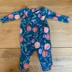 Tea Collection Floral Print Kids Footie